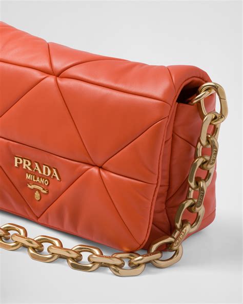 patch su borsa prada|Borsa Prada System in nappa patch.